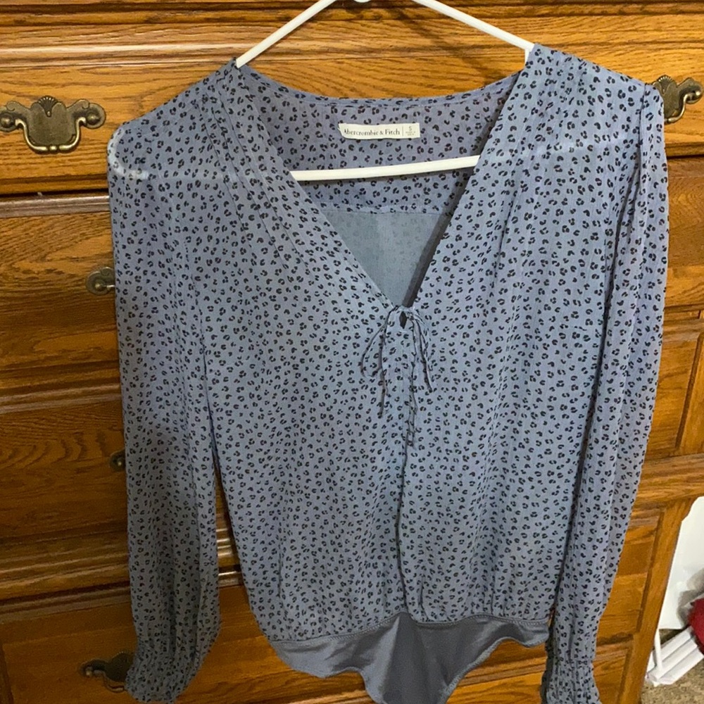Abercrombie & Fitch blue bodysuit